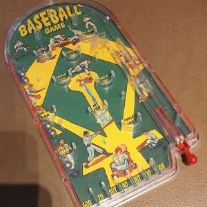 Vintage Baseball Pinball Game